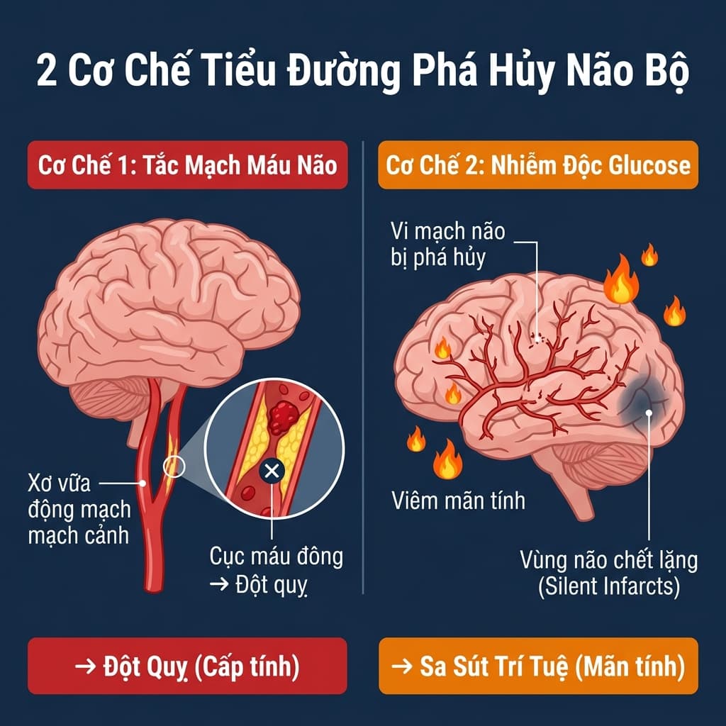 Biến Chứng Tiểu Đường Lên Não: Đột Quỵ, Sa Sút Trí Tuệ & Cách Phòng Ngừa