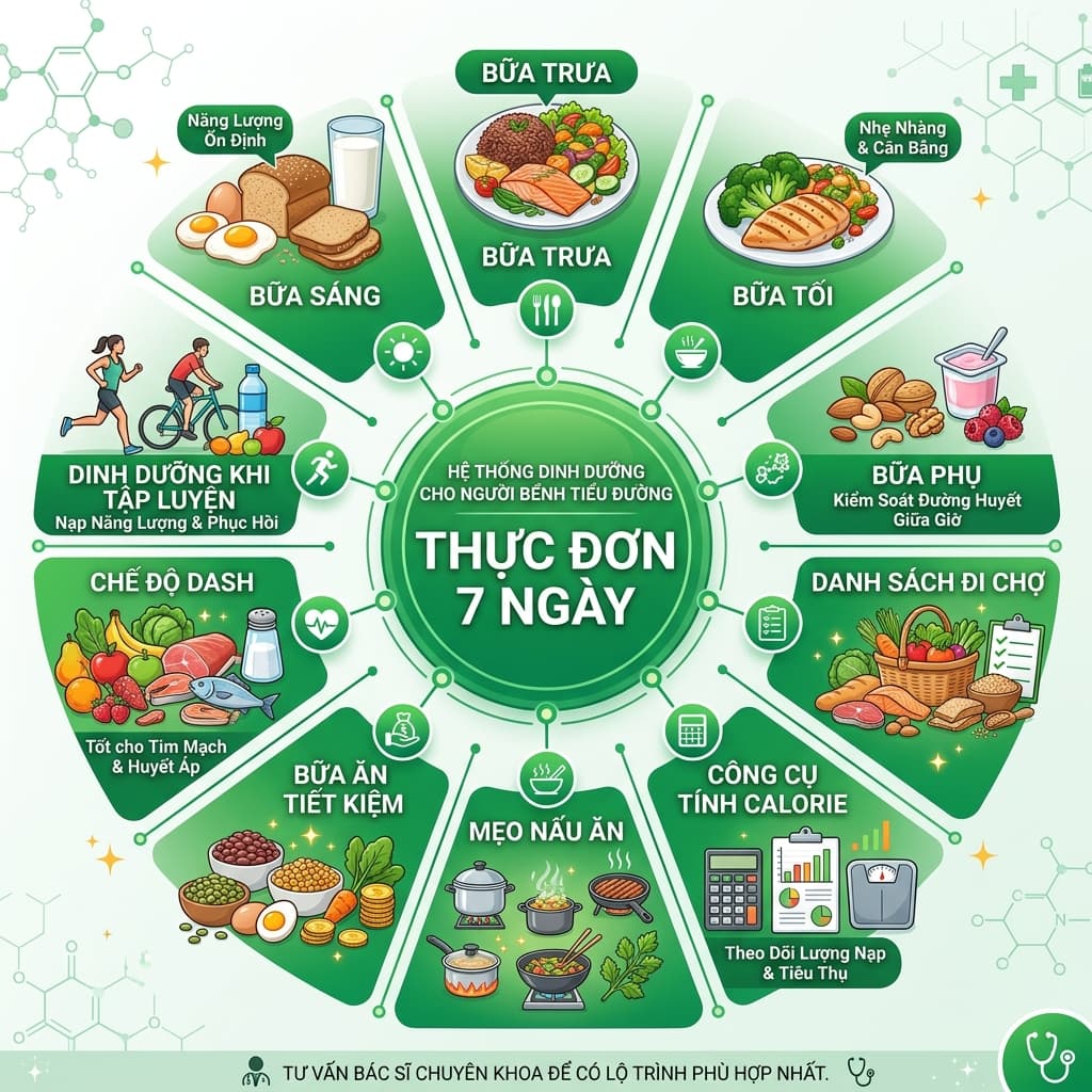 Kiểm Soát Tiểu Đường Bằng Dinh Dưỡng: Lộ Trình 30 Ngày Toàn Diện