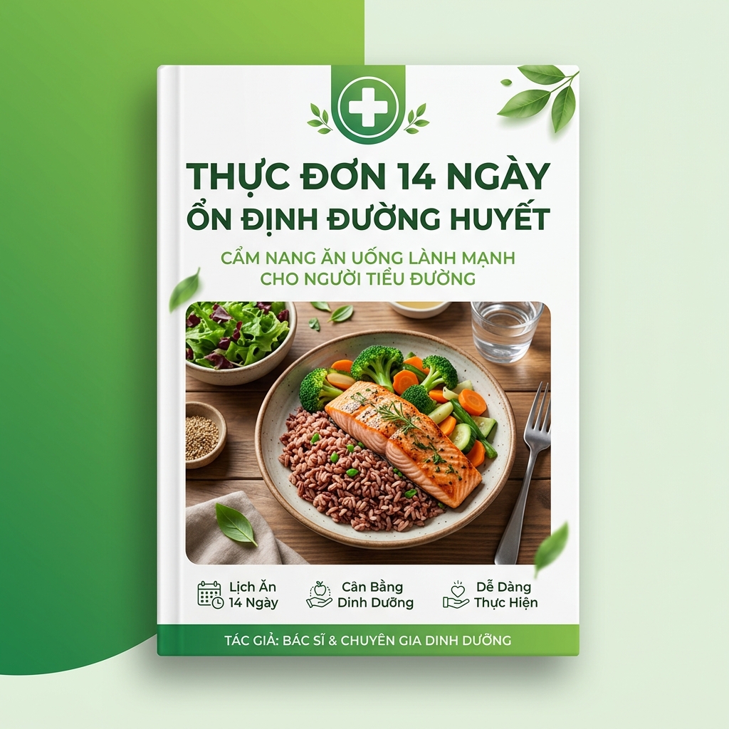 s&aacute;ch thực đơn cho người tiểu đường ebook 14 ng&agrave;y ổn định đường huyết