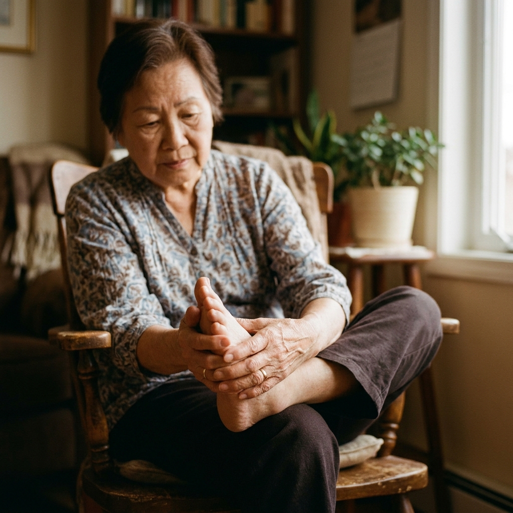 t&ecirc; b&igrave; ch&acirc;n tiểu đường dấu hiệu biến chứng thần kinh ngoại bi&ecirc;n