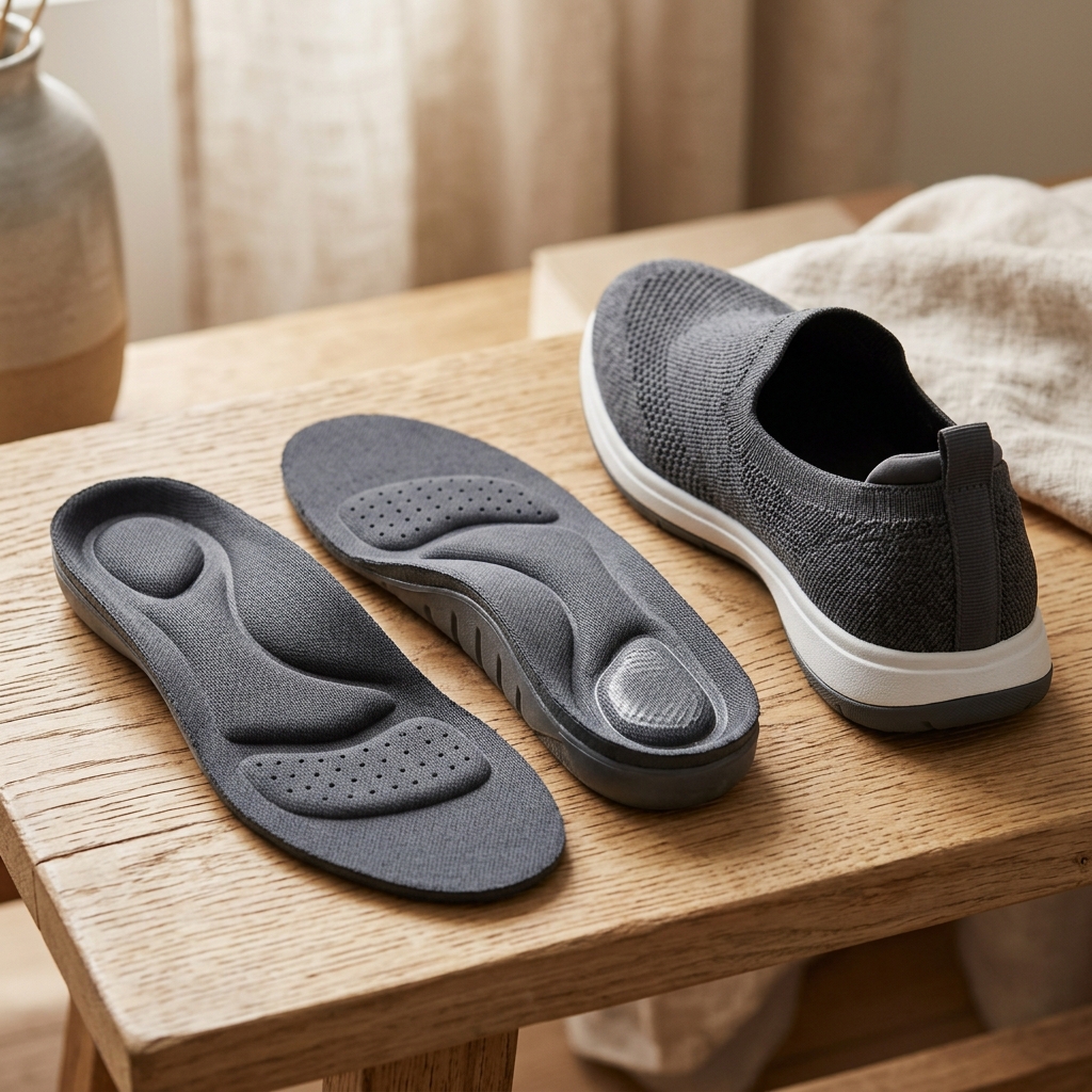 Lót giày chỉnh hình công thái học với cấu trúc nâng vòm