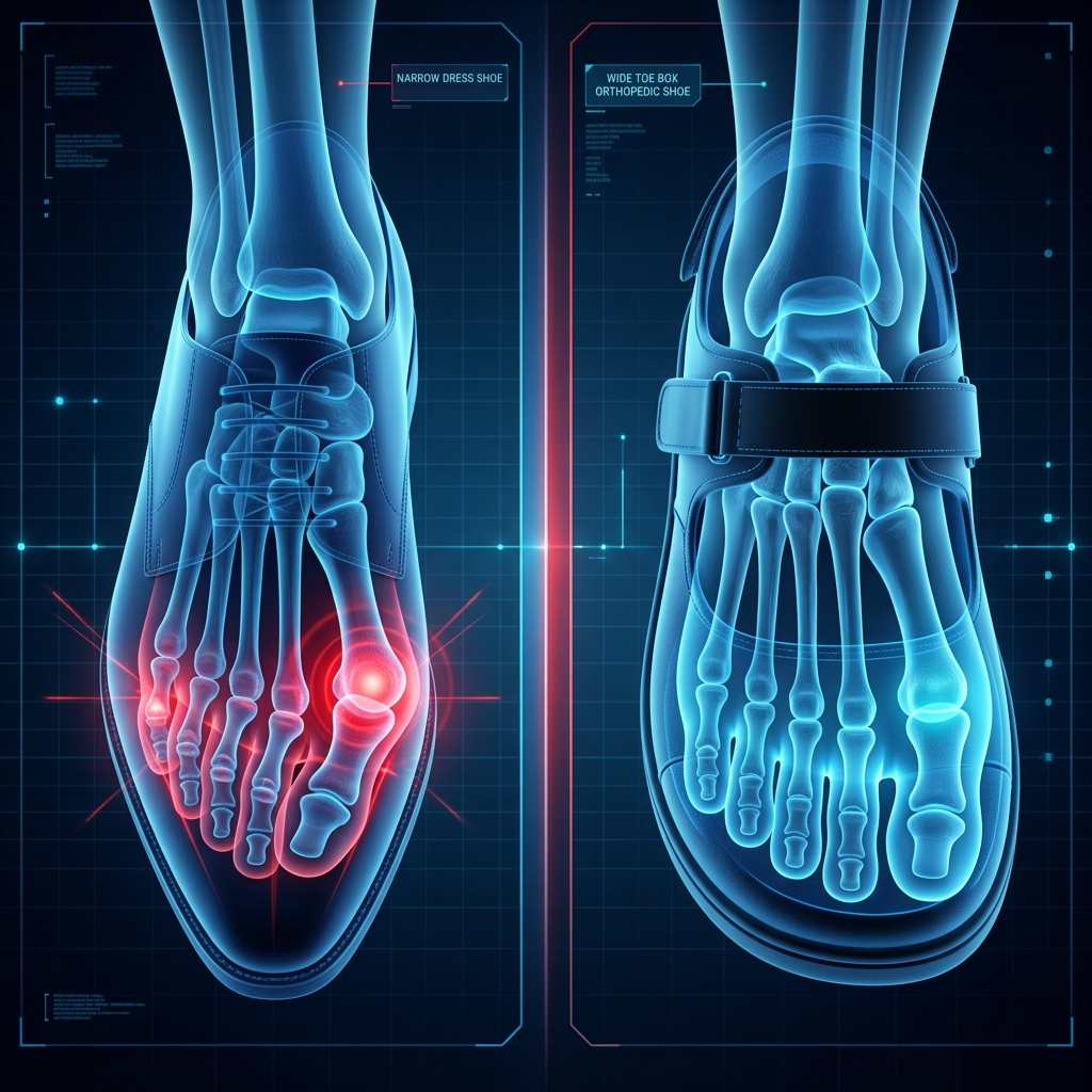 Phim X-quang đối chiếu kh&ocirc;ng gian ng&oacute;n ch&acirc;n chật hẹp v&agrave; thoải m&aacute;i