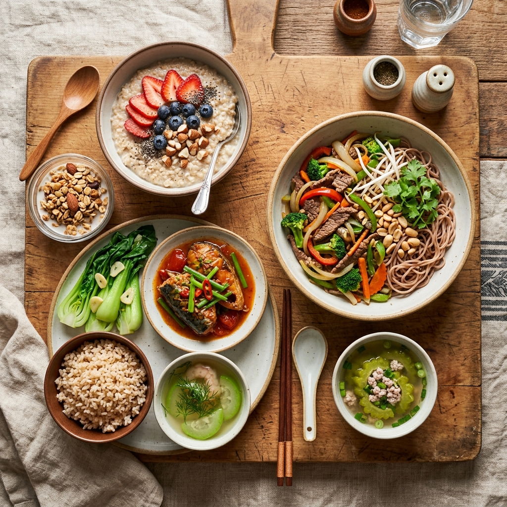 thực đơn thứ tư tiểu đường yến mạch c&aacute; thu kho