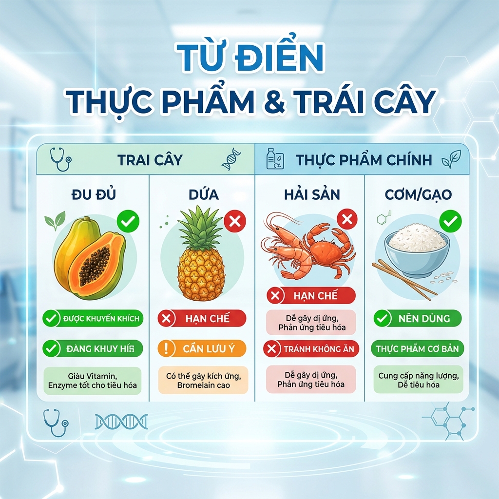 Từ điển thực phẩm v&agrave; tr&aacute;i c&acirc;y d&agrave;nh cho người tiểu đường