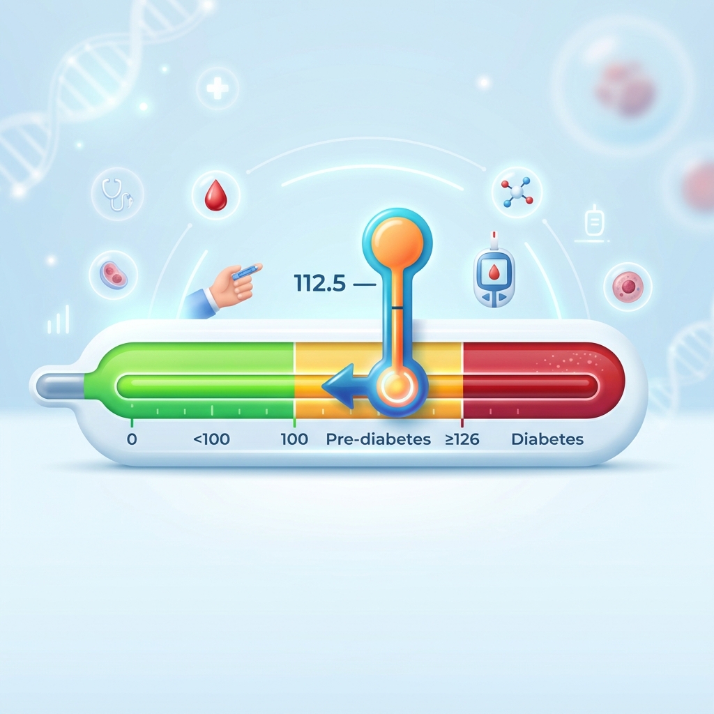 đường huyết 6.5 mmol/l có phải bị tiểu đường không - Bảng đo đường huyết lúc đói: 6.5 nằm ở vùng Tiền Tiểu Đường