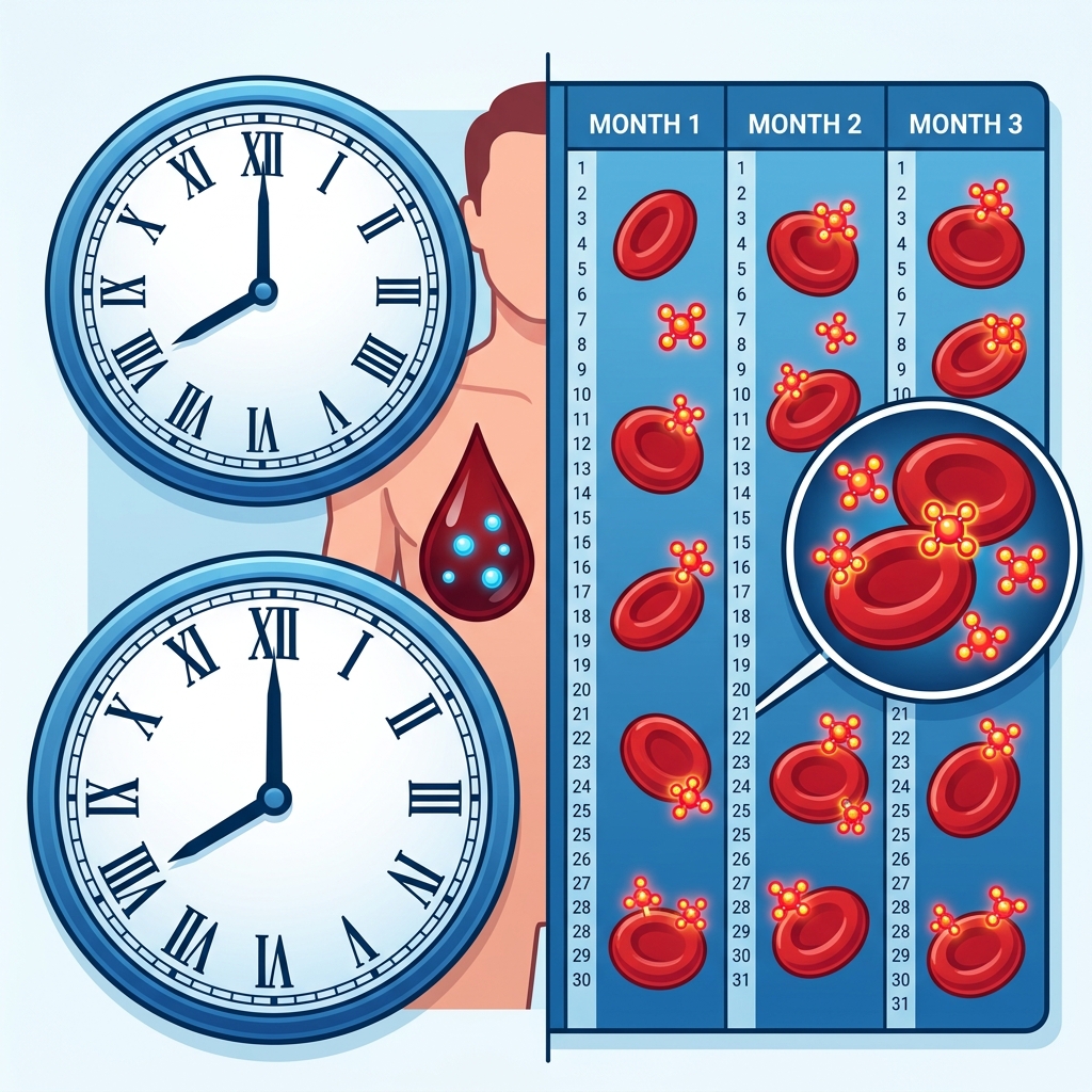 đường huyết 6.5 mmol/l có phải bị tiểu đường không - So sánh: Đường đói (chụp khoảnh khắc) và HbA1c (trung bình 3 tháng)