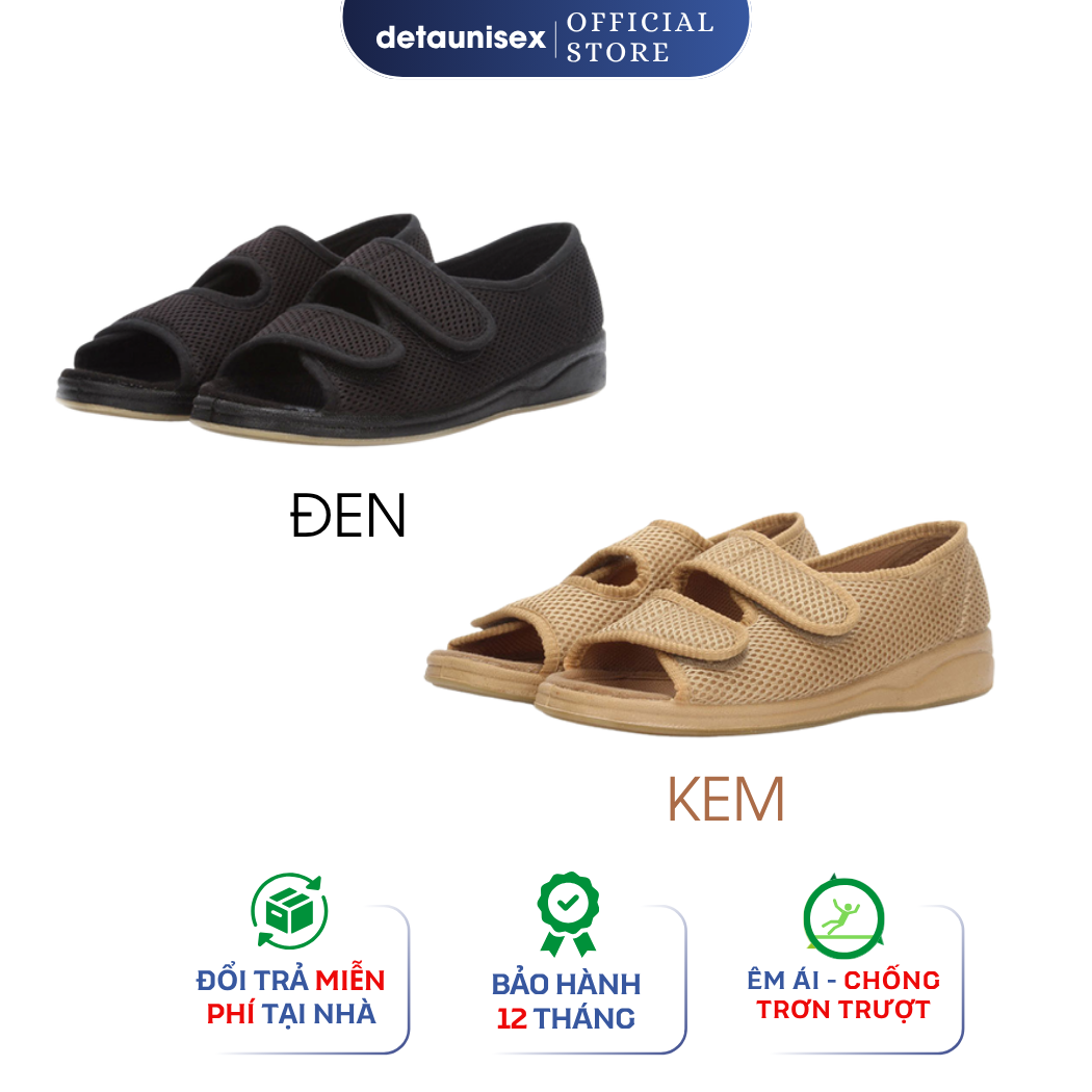 Giày y tá cho móng mọc ngược bít mũi bầu tròn thoáng rỗng ngón chân TIDU01